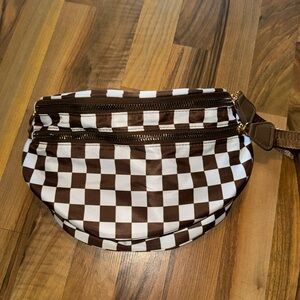 Brown checkered